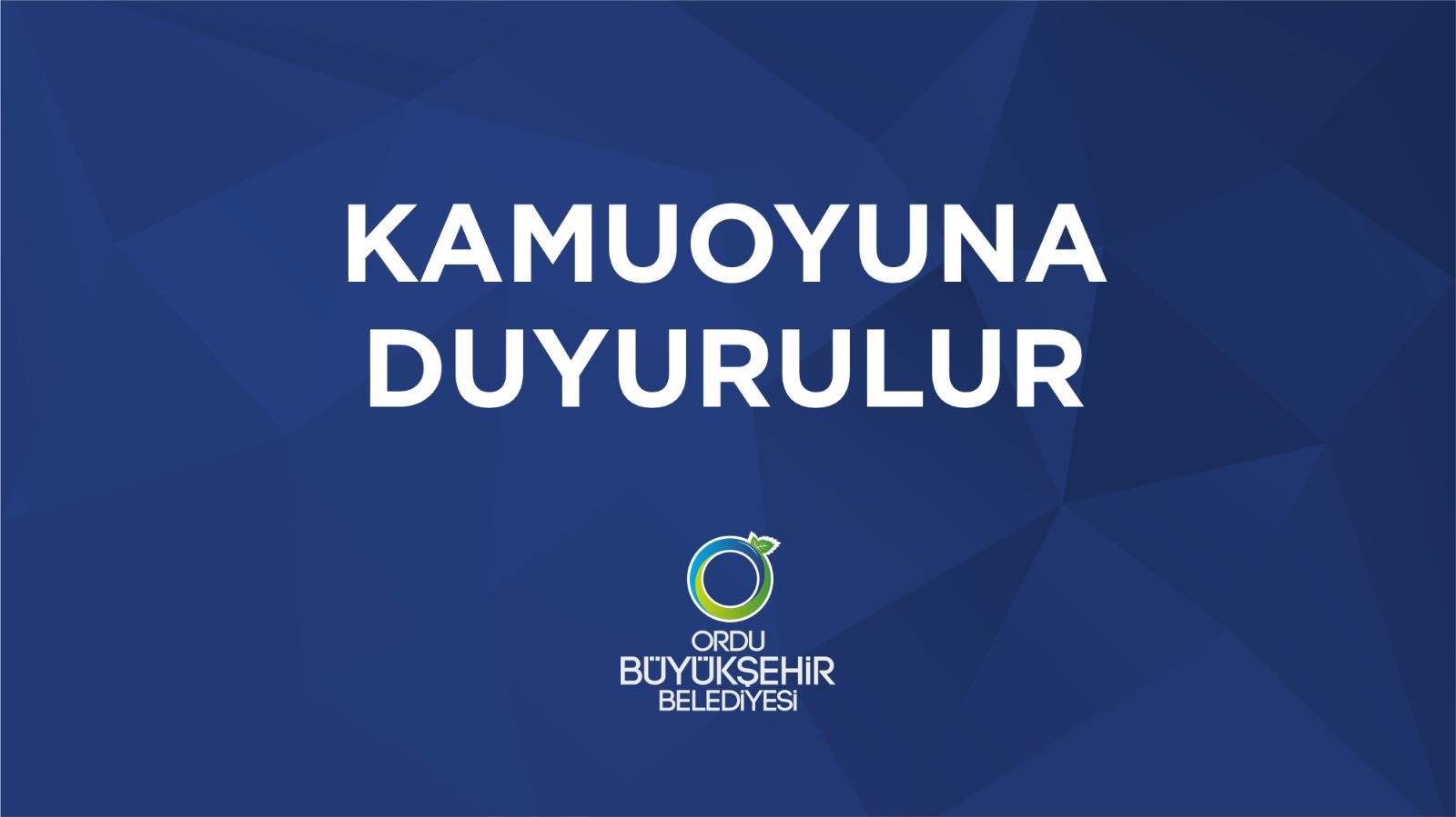 KAMUOYUNA DUYURULUR